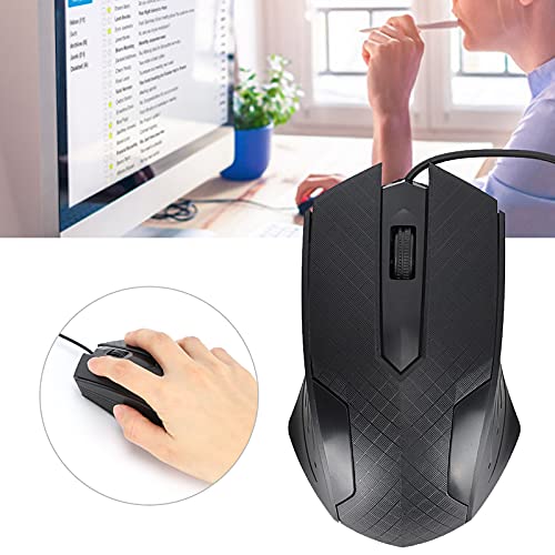 Kabelgebundene Maus, Professionelle Gaming-Maus mit 2400 DPI Optischer Geschwindigkeit und Ergonomischem Design, Kompatibel für und (Psst) Bild 4