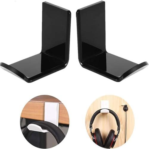 Kopfhörerhalterung Kopfhörerklemme, klebriger Headset-Aufhänger, Headset-Ständerhalter-Clip unter dem Schreibtisch, PC-Gaming-Headset-Ständer Bild 4