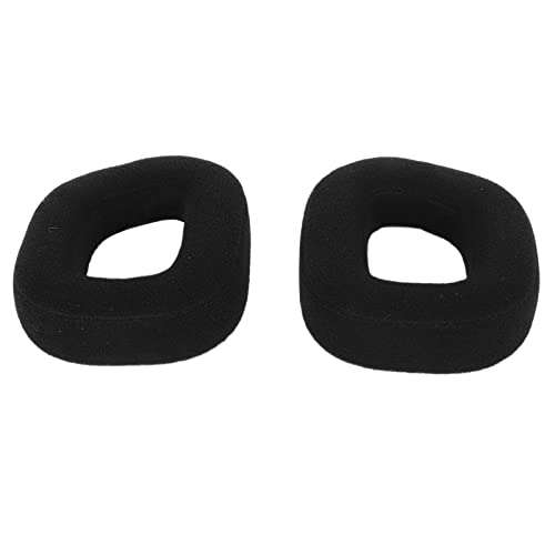 Ohrpolster für HS80-RGB-Headset, atmungsaktives Flanellgewebe mit hochdichtem Memory-Schaum, Ersatz-Ohrpolster für HS80 USB-kabelgebundene und kabellose Gaming-Kopfhörer Bild 2