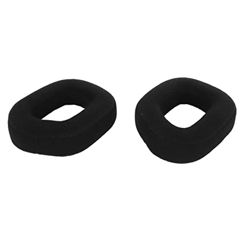 Ohrpolster für HS80-RGB-Headset, atmungsaktives Flanellgewebe mit hochdichtem Memory-Schaum, Ersatz-Ohrpolster für HS80 USB-kabelgebundene und kabellose Gaming-Kopfhörer Bild 4