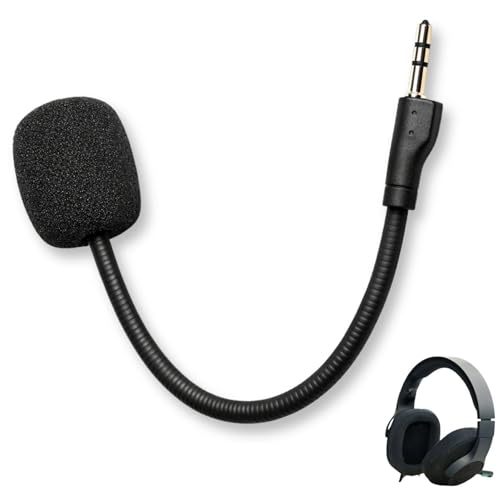 Gaming Mikrofonarm kompatibel mit G PRO/G PRO X Kabellose Gaming Headsets, abnehmbares Mikrofon mit Geräuschunterdrückung und vergoldetem 3,5 mm Stecker Bild 1