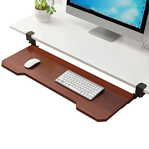 Verstellbare Schreibtisch-Armlehne für Tastatur und Maus – einfache Installation, 25 kg Kapazität, Schiebeablage, platzsparende Ablagen, ergonomische Unterstützung für Gaming und Büro. Bild 1