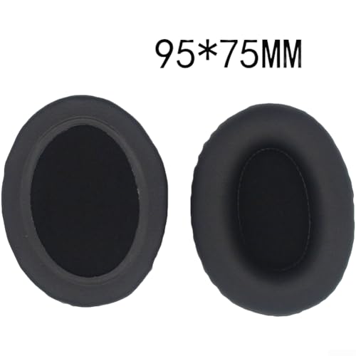 Kompatible ovale Ohrpolster für Kopfhörer, Gaming-Headset, 95 x 75 mm, Fußball-Textur Bild 5