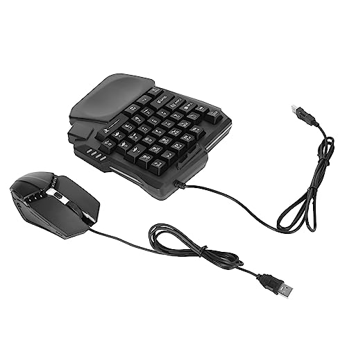 Bewinner Mobile Game Combo Pack 5.2 Hochempfindlicher Gaming-Tastatur-Maus-Konverter für Play, 4-in-1-Tastatur-Maus-Adapter-Set aus ABS-Material Bild 2