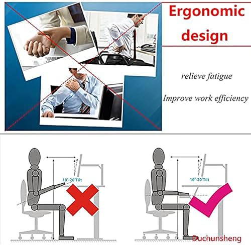Tastaturablage unter dem Schreibtisch mit 360° verstellbarer Höhe, Schiebetrockner und Schienen für Maus, natürliches Finish, 50 cm – perfekt für Home Office & Gaming Bild 7