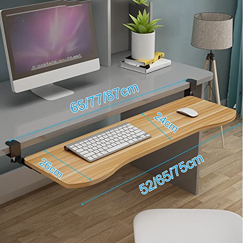 Extra breiter Tastaturtrockner mit verstellbarem Schiebefach 52/65/75 x 25 cm – bequemer Home-Office & Gaming-Arbeitsplatz für Tastatur und Maus Bild 2