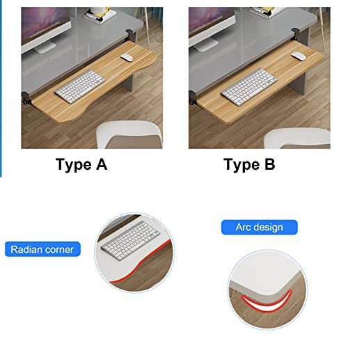 Extra breiter Tastaturtrockner mit verstellbarem Schiebefach 52/65/75 x 25 cm – bequemer Home-Office & Gaming-Arbeitsplatz für Tastatur und Maus Bild 3