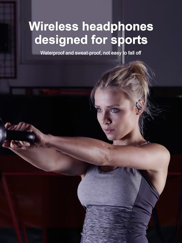 Wireless Earbuds Sport Bluetooth 5.3 Kopfhörer mit Ohrbügel, 48H Spielzeit, LED-Display, Low Latency Game Mode, IPX7 Wasserdicht Over-Ear Ohrhörer für Laufen, Fitnessstudio, Gaming Bild 7