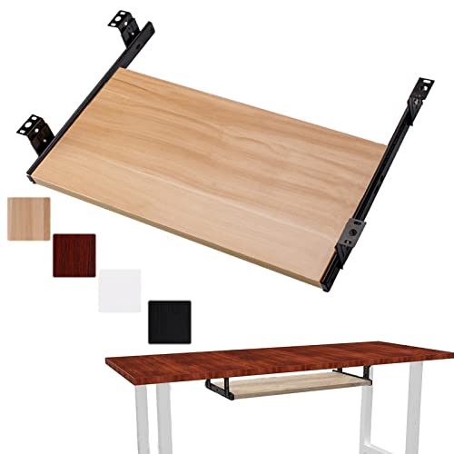 Ausziehbare Tastaturablage, benutzerdefiniertes Tasten-Set, Metallschieberunterstützung für Tastatur und Maus, 54 x 27 cm, perfekt für Heimbüro und Gaming-Setup Bild 1