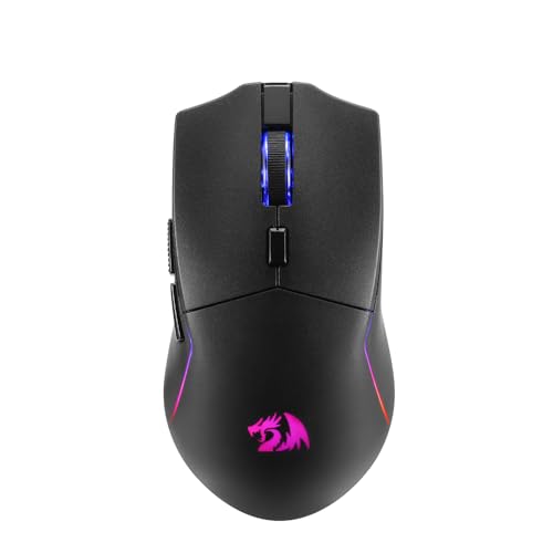 Redragon M730 Wireless Gaming Maus, 10000 DPI, 3-Verbindungsmodi, BT & 2.4G Wireless, 6 Makrotasten, zuverlässige Stromversorgung für PC/Mac/Laptop Bild 1