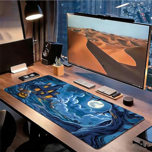 Gaming Mauspad XXL 1600x800x3mm Comics Mousepad, Große Speed rutschfeste Schreibtischunterlage Sicht Verbessert Präzision und Geschwindigkeit mit Stoßdämpfung für Tastatur und Maus Homeoffice xg-485 Bild 3