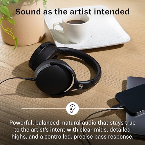 Sennheiser HD 400U Over-Ear-Kopfhörer mit Smart Remote ̶ Schwarz Bild 2
