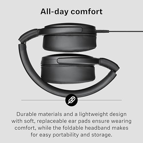 Sennheiser HD 400U Over-Ear-Kopfhörer mit Smart Remote ̶ Schwarz Bild 4