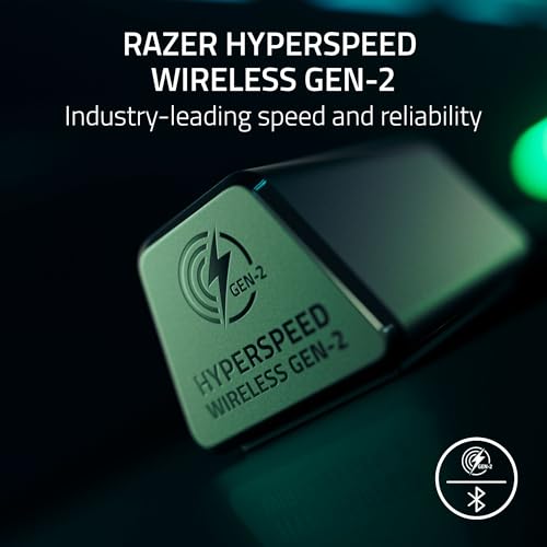 Razer BlackShark V3 Pro Wireless ANC Gaming Headset für PC: Full Band Mic - 50mm Treiber - 2,4 GHz, Bluetooth, USB, 3,5 mm - Funktioniert mit PC, Mac, PS5, Nintendo Switch - Lange Akkulaufzeit - Niko Bild 3