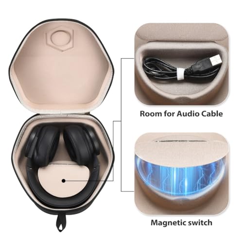 EVA-Hartschalen-Tragetasche, kabelloses Gaming-Headset, 233 mm x 233 mm x 105 mm, für kompakte Reisetasche mit individuellem Gewicht, zum Schutz Bild 3