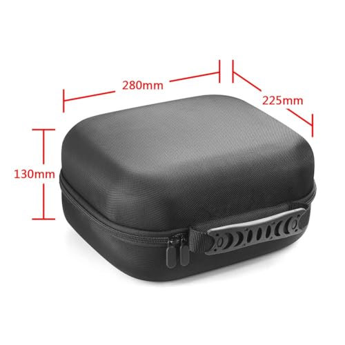 Stoßfeste Headset-Tasche -PULSE- und CFI-ZWH1N-PULSE-3D Gaming Headsets, Nylon schützende Aufbewahrungstasche mit Griff und Schultergurt, 280 x 225 x 130 mm, Schwarz Bild 2