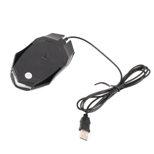 RGB-Gaming-Maus, 800 1200 DPI, Kabelgebundenes USB, Ergonomisches Design mit Coolen RGB-Lichteffekten, für PC, Laptop, Desktop-Computer Bild 5