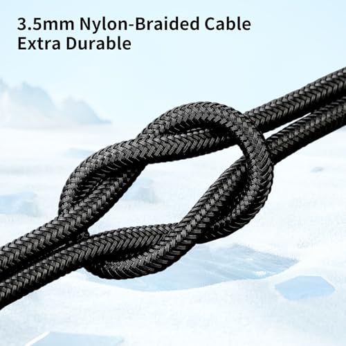 Yinyoo KBEAR KA01 Kopfhörer Splitter 3.5mm Klinkenbuchse auf Zwei 3.5mm Klinkenstecker Audio Mikrofon Adapter Kompatibel mit PC Gaming Headset/Ohrhörern/Lautsprechern/Laptop/PS5/PS4 Bild 4