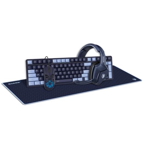 Obsidian Arsenal 4-in-1 Gaming Combo Set - Headset, RGB-Tastatur, 7200 DPI Maus & erweitertes Mauspad Bild 1