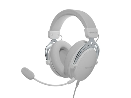 Genesis Toron 531 Gaming Headset – Over-Ear Kopfhörer mit 50 mm Treibern, abnehmbares Mikrofon, 3,5 mm Klinke, geschlossene Bauweise, Lautstärkeregler am Kabel, kompatibel mit PC und Spielkonsole Bild 1