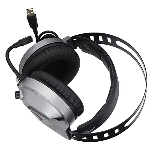 TAIDU 7.1 Surround Sound Gaming Headset mit Rauschunterdrückungsmikrofon für PC Laptop, USB Headset mit Mikrofon für Professionelle Spieler Bild 1