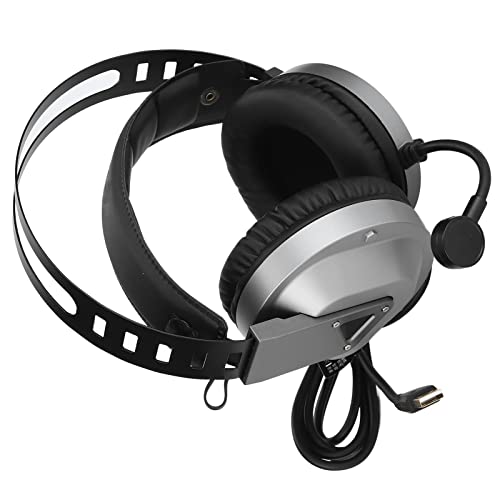 TAIDU 7.1 Surround Sound Gaming Headset mit Rauschunterdrückungsmikrofon für PC Laptop, USB Headset mit Mikrofon für Professionelle Spieler Bild 5