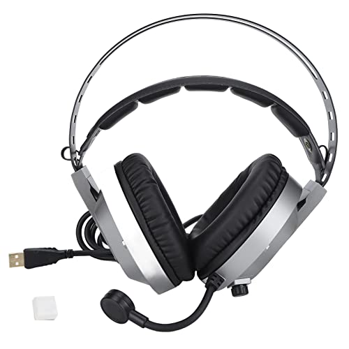 TAIDU 7.1 Surround Sound Gaming Headset mit Rauschunterdrückungsmikrofon für PC Laptop, USB Headset mit Mikrofon für Professionelle Spieler Bild 6