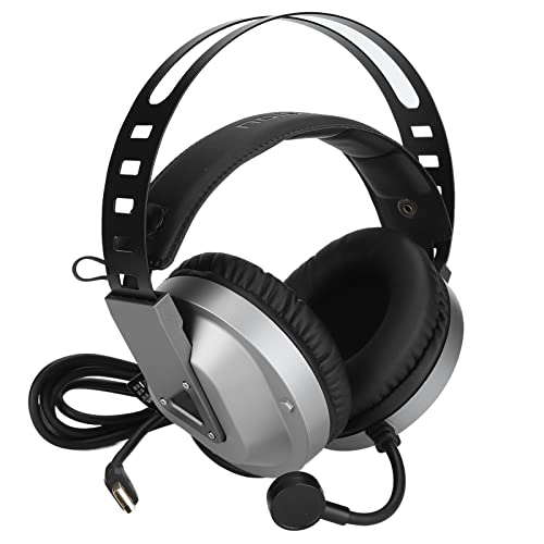 TAIDU PC-Game-Headset mit LED-Licht, Rauschunterdrückungsmikrofon und Komfortablem Design für Lange Gaming-Sessions, Gaming-Headset für Computerzubehör Bild 3