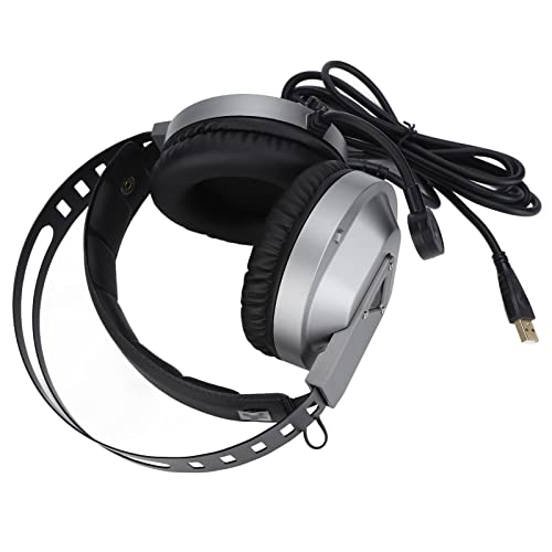 TAIDU PC-Game-Headset mit LED-Licht, Rauschunterdrückungsmikrofon und Komfortablem Design für Lange Gaming-Sessions, Gaming-Headset für Computerzubehör Bild 4