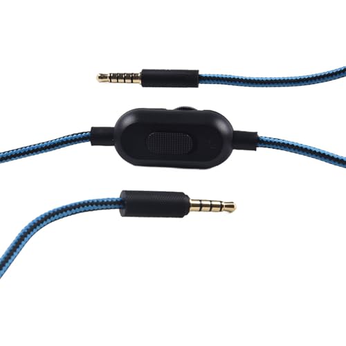Verlängerungskabel AUX für Logitech G Pro X G233 G433 Gaming-Headset, mit Lautstärkeregelung und Stummschaltung, geflochtetes Nylon, 200 cm Bild 4