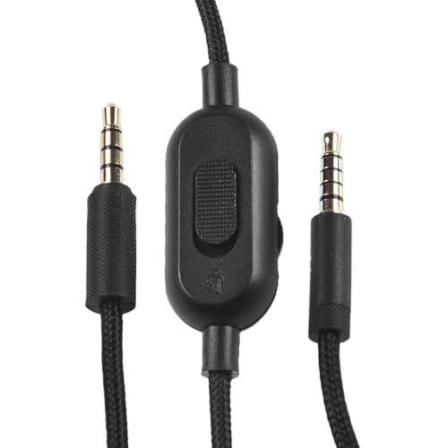 Verlängerungskabel AUX für Logitech G Pro X G233 G433 Gaming-Headset, mit Lautstärkeregelung und Stummschaltung, geflochtetes Nylon, 200 cm Bild 6