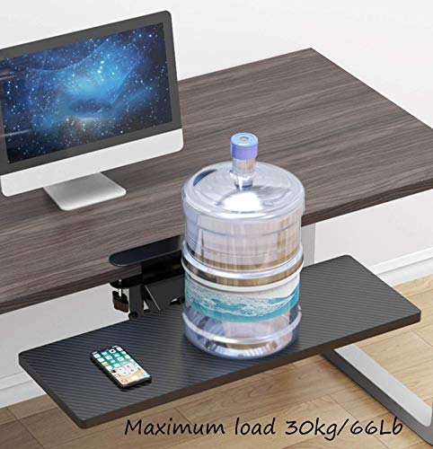 Verstellbare Tastaturablage für den Schreibtisch – Untertischhalterung für Tastatur und Maus, platzsparendes Trocknerdesign, perfekt für Home Office und Gaming Setup Bild 3