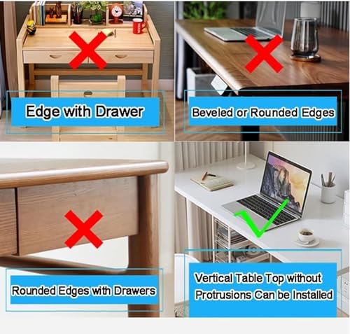 Verstellbares Tastatur- und Maus-Tablett unter dem Schreibtisch, verschiebbares Computerregal für Heimbüro, platzsparende Schreibtischverlängerung für Gaming und Studium, Ergon-Design Bild 7