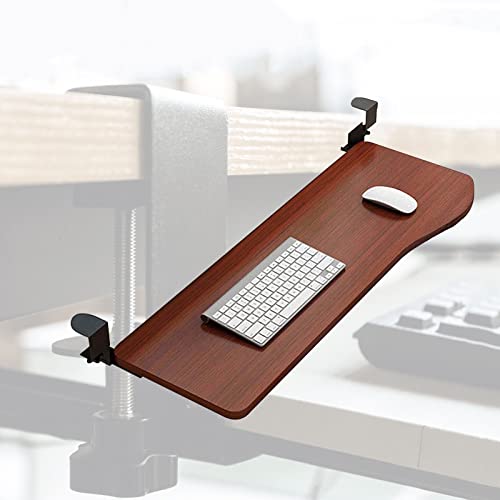 Verstellbare Tastaturablage mit verschiebbarem Trockner und Maus-Plattform, Untertisch-Lösung für Home Office & Gaming Setup, platzsparendes Design für Komfort Bild 1