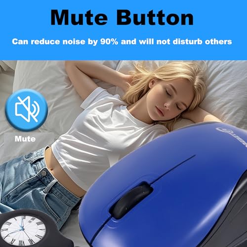 Mini Maus mit Kabel und Einziehbarem USB C Corded,Retractable 70 cm,1000D-PI Optische Typ-C Computermaus, Tragbar Beidhändig Verwendbar Leiser Klick Kleine Maus für Reisen,PC,Gaming,Desktop,Laptop,MAC Bild 5