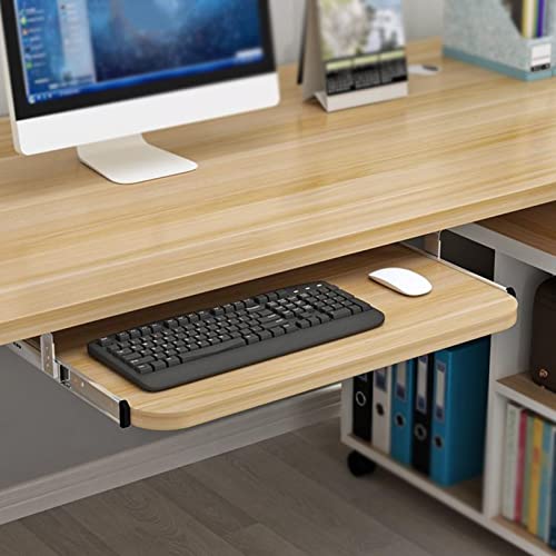 Bunte Holz-Tastaturablage, unter dem Schreibtisch, abnehmbare Maus- und Tastaturunterstützung, Design für PC-Gaming, Desktop-Erweiterung für Komfort und Effizienz Bild 1