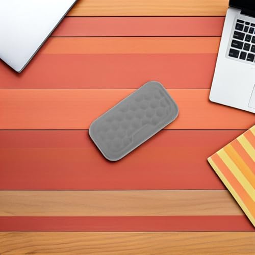 Cabilock 2 Stück Memory Schaum Handgelenkauflage für Maus und Laptop Ergonomisches Maus Handgelenkkissen fürs Büro und Gaming Weiche Handgelenkstütze für Schreibtisch und Computer Bild 2