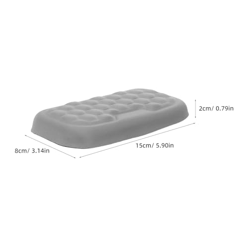 Cabilock 2 Stück Memory Schaum Handgelenkauflage für Maus und Laptop Ergonomisches Maus Handgelenkkissen fürs Büro und Gaming Weiche Handgelenkstütze für Schreibtisch und Computer Bild 3