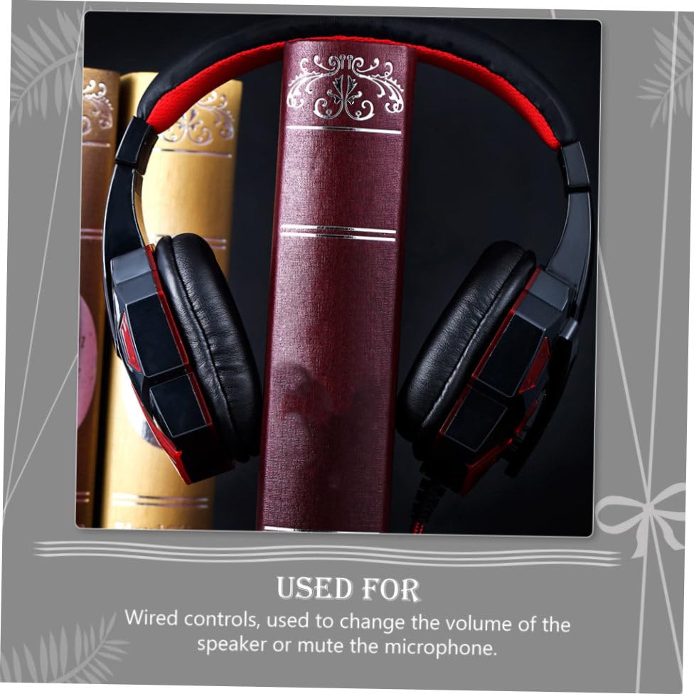 Gadpiparty Gaming Headset 3,5-mm und USB Anschluss mit Geräuschunterdrückendem Mikrofon 40mm Lautsprecher und Weichen Hautfreundlichen Ohrpolstern für Spielkonsole Bild 5