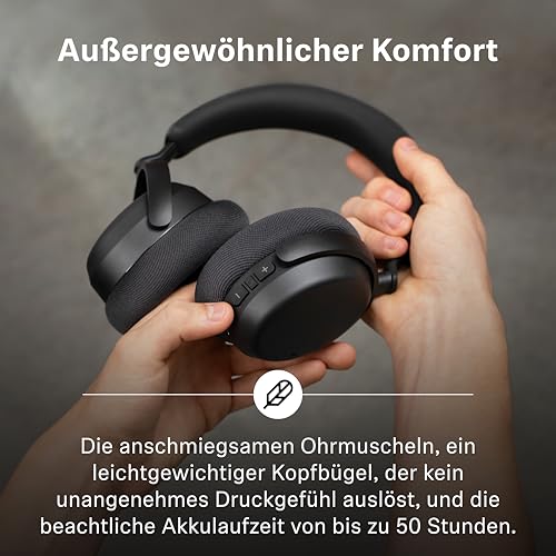 Sennheiser RS 255 TV-Kopfhörer – Bluetooth-Kopfhörer und Sender im Set – Kabellose Kopfhörer mit geringer Latenz, virtuellem Surround-Sound, Sprachverständlichkeitsmodus und Auracast – 50 Std. Akku Bild 6