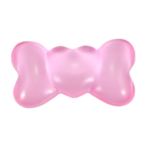 PATIKIL Gel Handgelenkstütze Handgelenkstütze Für Maus Bogenförmige Ergonomische Mausunterlage Weiche Silikonstütze Bequemes Kissen Für Computer Gaming Büro Zuhause Pink Bild 1