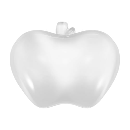 PATIKIL Gel Handgelenkauflage Handgelenkstütze Für Maus Apfelform Ergonomische Mausunterlage Weiche Silikonstütze Bequeme Polsterung Für Computer Gaming Büro Zuhause Transparent Bild 1