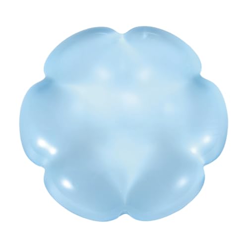 PATIKIL Gel Handgelenkstütze Handgelenkstütze Für Maus Blumenform Ergonomische Mausunterlage Weiche Silikonstütze Bequemes Kissen Für Computer Gaming Büro Zuhause Hellblau Bild 1