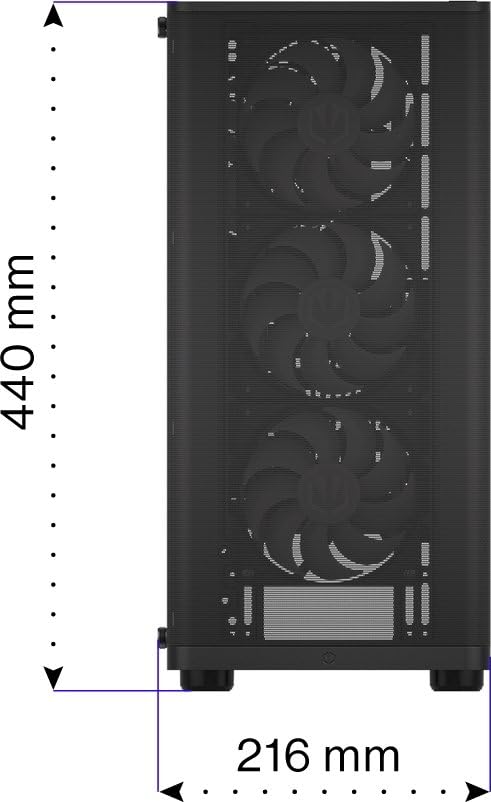 Gaming Komplett PC Set AMD 5700X, NVIDIA RTX 5060 8GB, 32 GB DDR4 RAM, 1TB M.2 SSD, Windows 11 Pro, 27 Zoll 100 Hz Gamer Monitor, Headset, Tastatur, Maus, WLAN Bild 7
