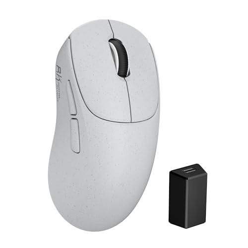 RK ROYAL KLUDGE MG5 8K kabellose Gaming Maus, 42K DPI PAW3950 Sensor, 56g leichte ergonomische, doppelte Abtastrate von 8KHz, Tri-Mode 2,4G/BT/USB-C, 100M Klicks Schalter, Weblaufwerk für Win/Mac Bild 1