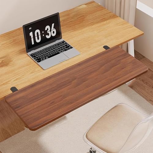 Ergonomischer Laptop-Ständer, verstellbare Schreibtischverlängerung für Gaming und Büro, faltbare Maus- und Tastaturunterstützung, 40 x 20 cm, langlebiges Schreibtischzubehör Bild 1
