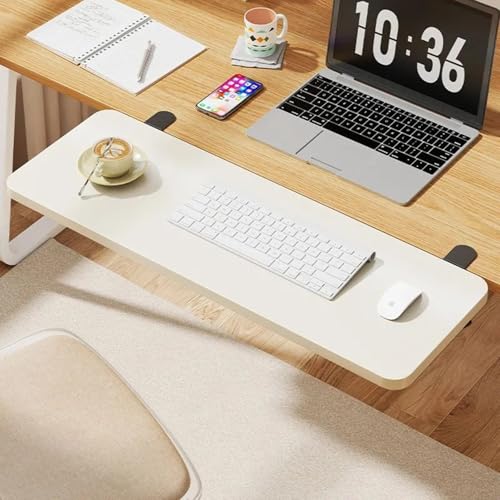 Ergonomischer Laptop-Ständer, verstellbare Schreibtischverlängerung für Gaming und Büro, faltbare Maus- und Tastaturunterstützung, 40 x 20 cm, langlebiges Schreibtischzubehör Bild 6