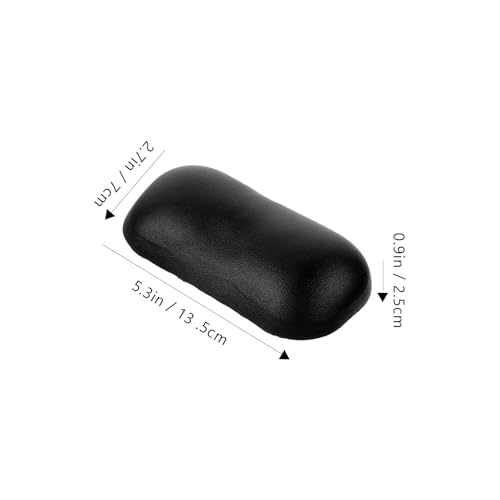Cabilock Maus Handgelenkauflage Ergonomisch aus Silikon und Leder Schwarz Rutschfestes Mauspad mit Handgelenkstütze für Büro und Gaming Bild 3