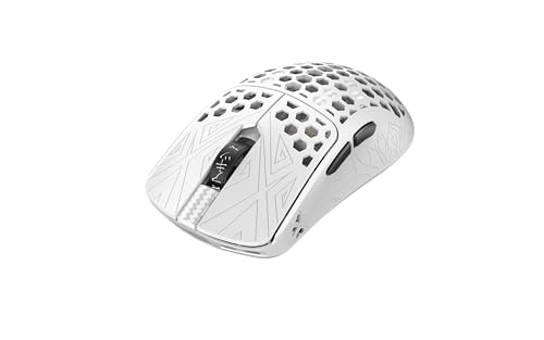 Vancer TENKO AKITSU MEDIUM WIRELESS GAMING-MAUS, 40 G, PIXART 3950, 8K POLLING - WEISS (AR-25-AKITSUM-WH) Bild 1