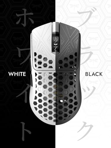 Vancer TENKO AKITSU MEDIUM WIRELESS GAMING-MAUS, 40 G, PIXART 3950, 8K POLLING - WEISS (AR-25-AKITSUM-WH) Bild 6